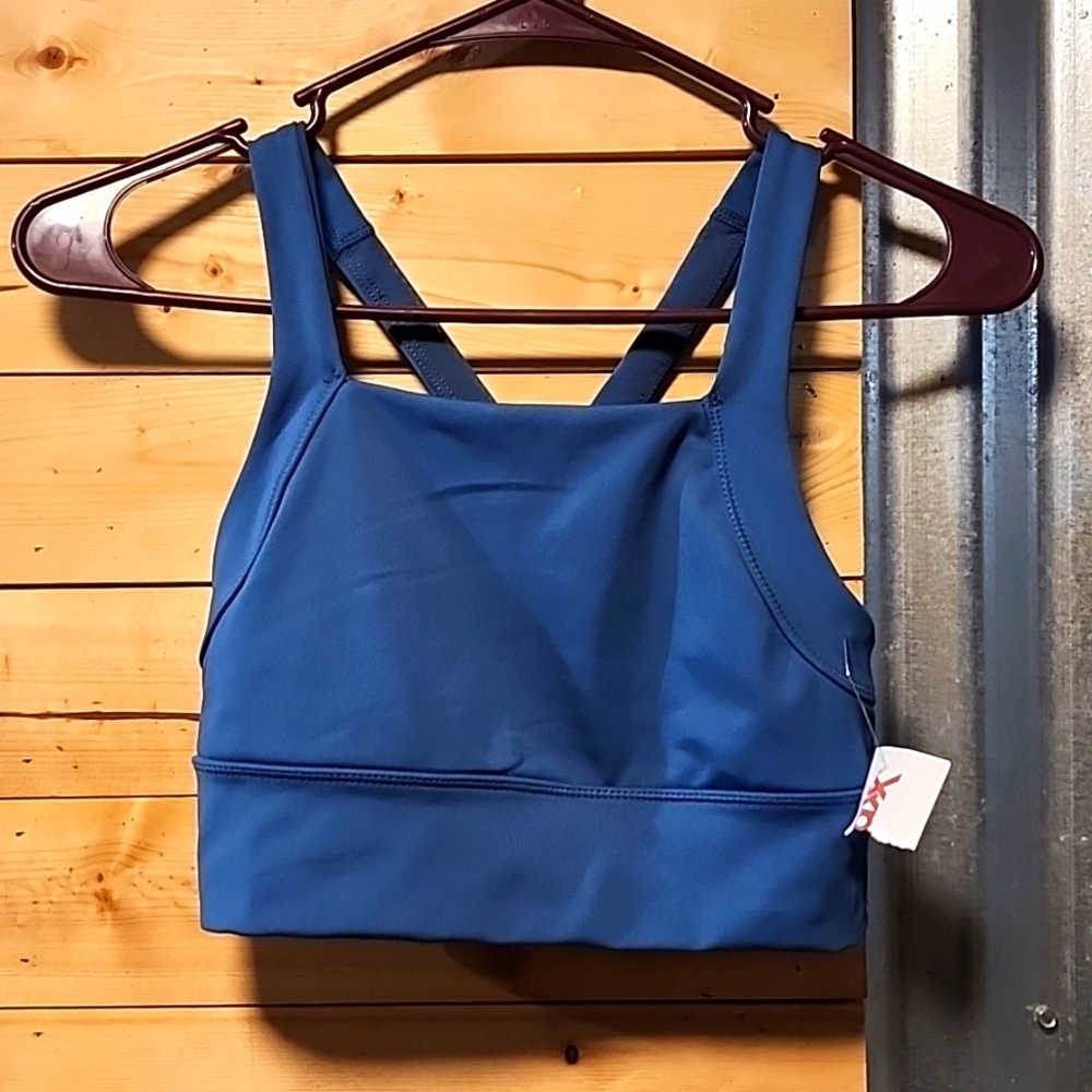 Free People Blue Sports Bra